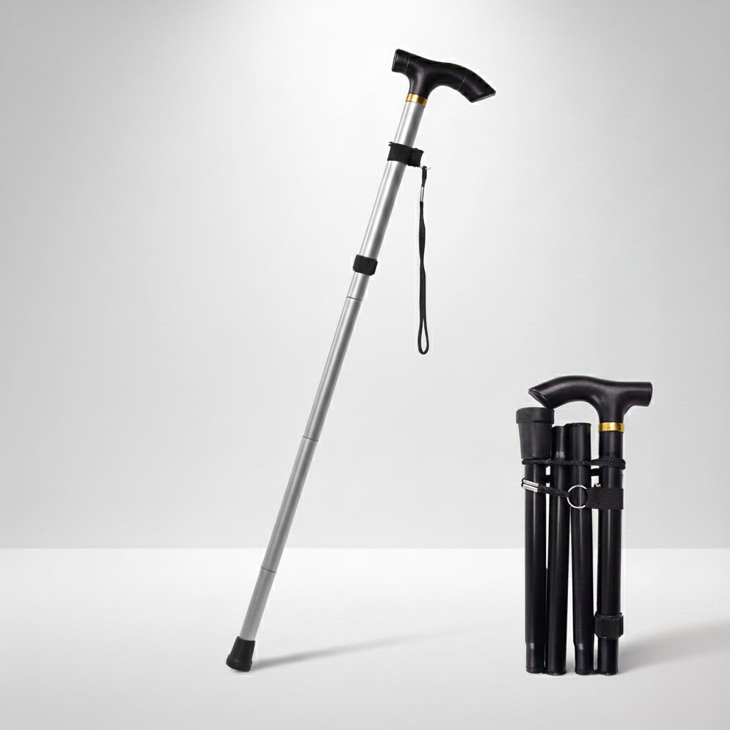 Canne pliable antidérapante